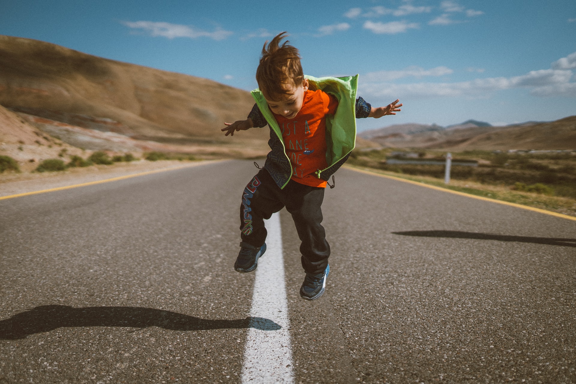 Kid playing